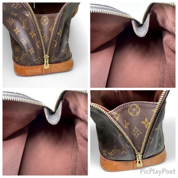 Louis Vuitton Monogram Alma PM Brown Canvas Handbag - Picture 3 of 16